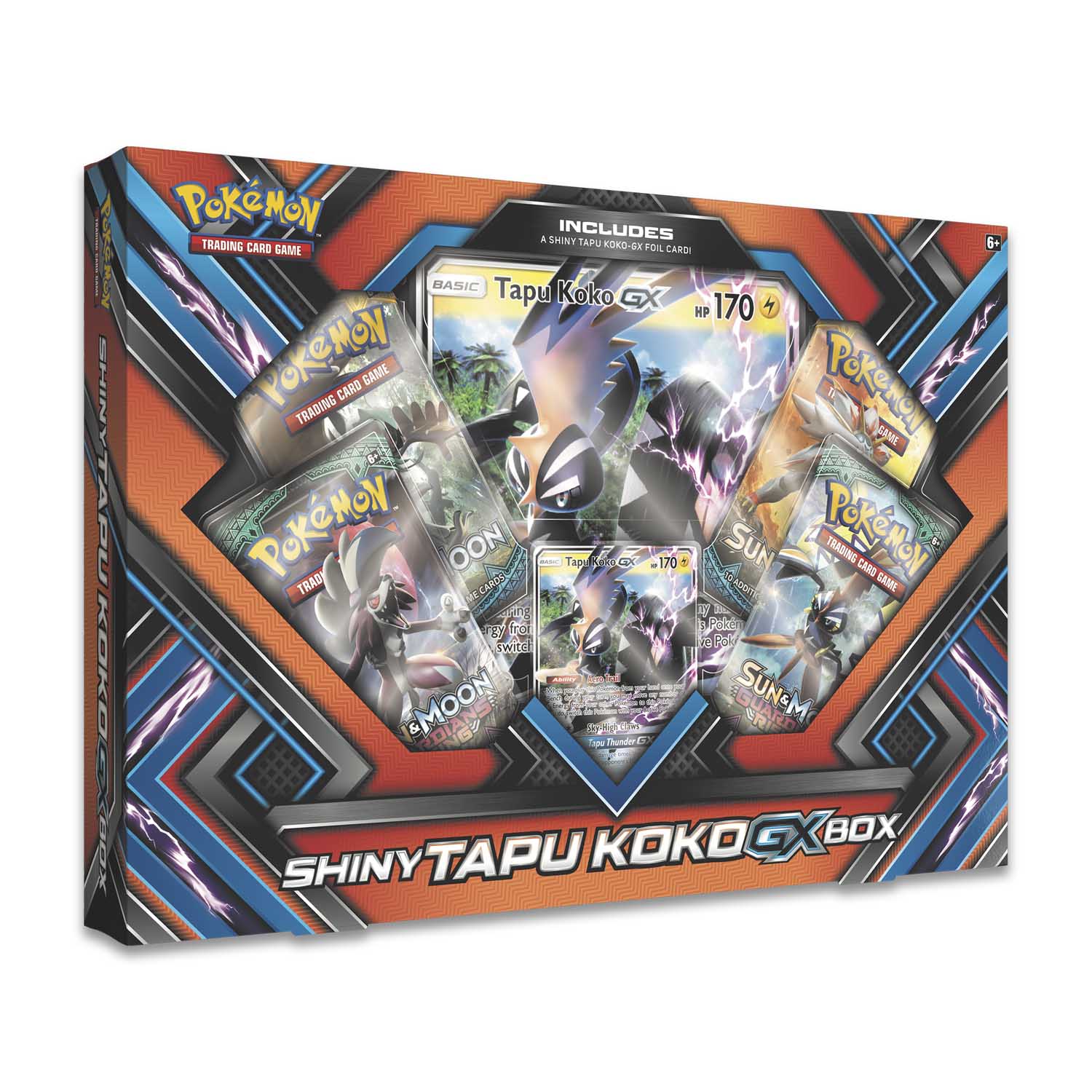 Promo Card Details about   Pokemon TCG Tapu Koko Box International Version 3 Booster Packs