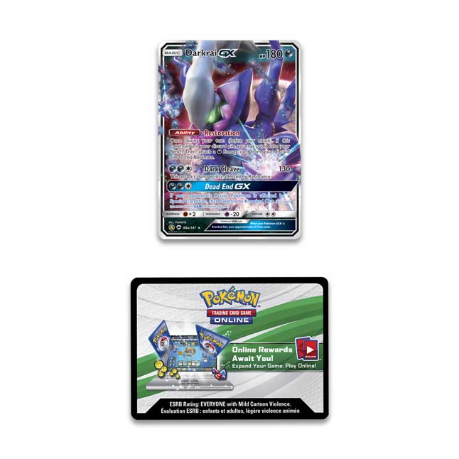 pokemon shiny darkrai gx box