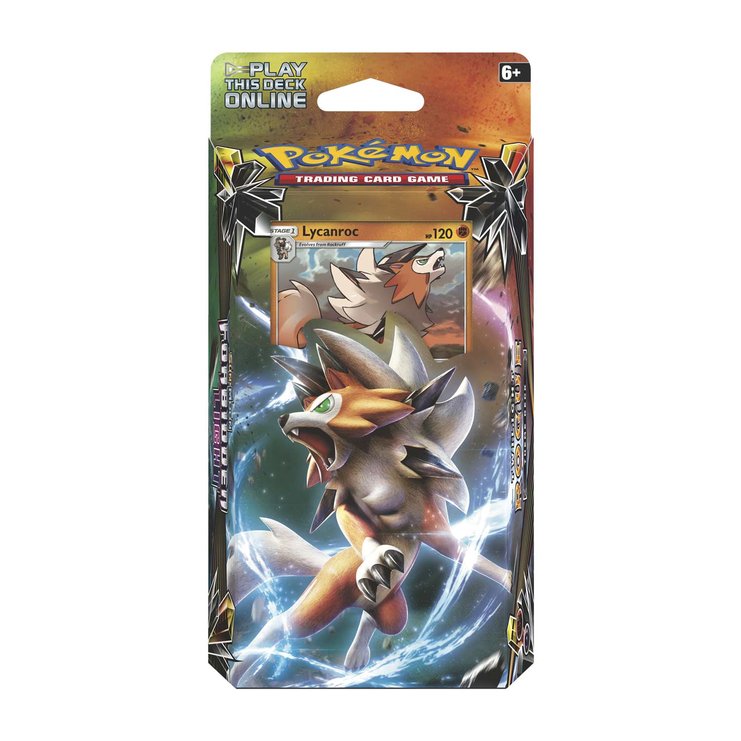 Bb27 for sale online Pokemon TCG Sun & Moon Forbidden Light Lycanroc Theme Deck 