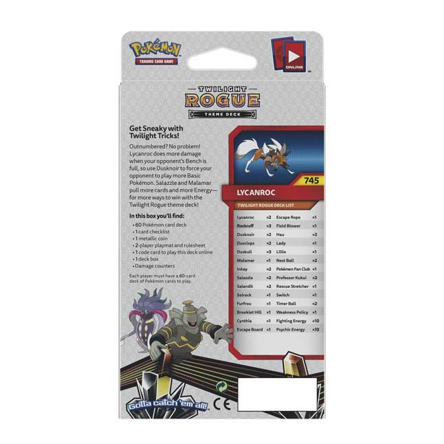 Pokemon Tcg Sun Moon Forbidden Light Twilight Rogue Theme Deck Pokemon Center Official Site