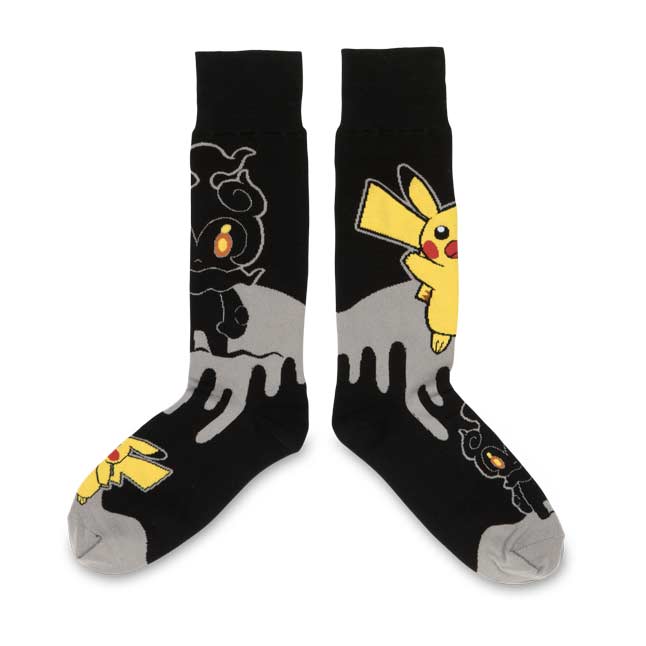 Marshadow & Pikachu Mid-Calf Socks (One Size-Adult) | Pokémon Center