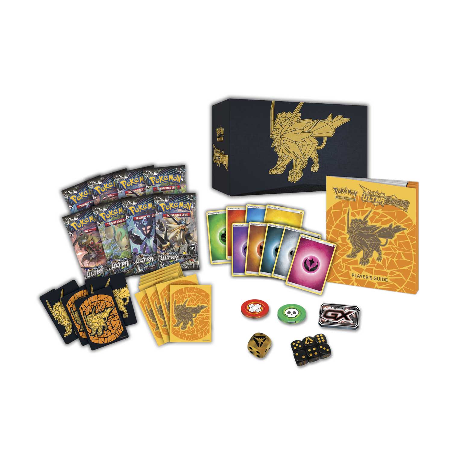 Details about   Pokemon ULTRA PRISM Dusk Mane Necrozma Yellow Elite Trainer Box ETB New/Sealed 