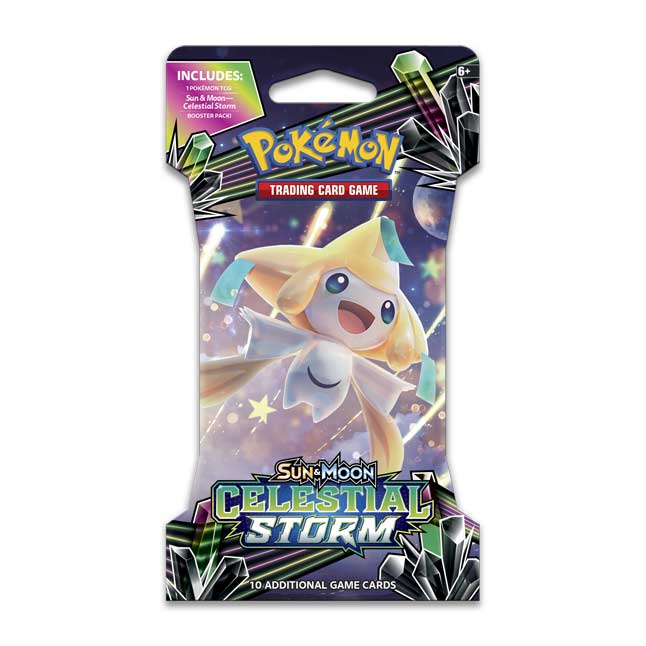 Pokémon Tcg Sun And Moon Celestial Storm Sleeved Booster Pack 10 Cards