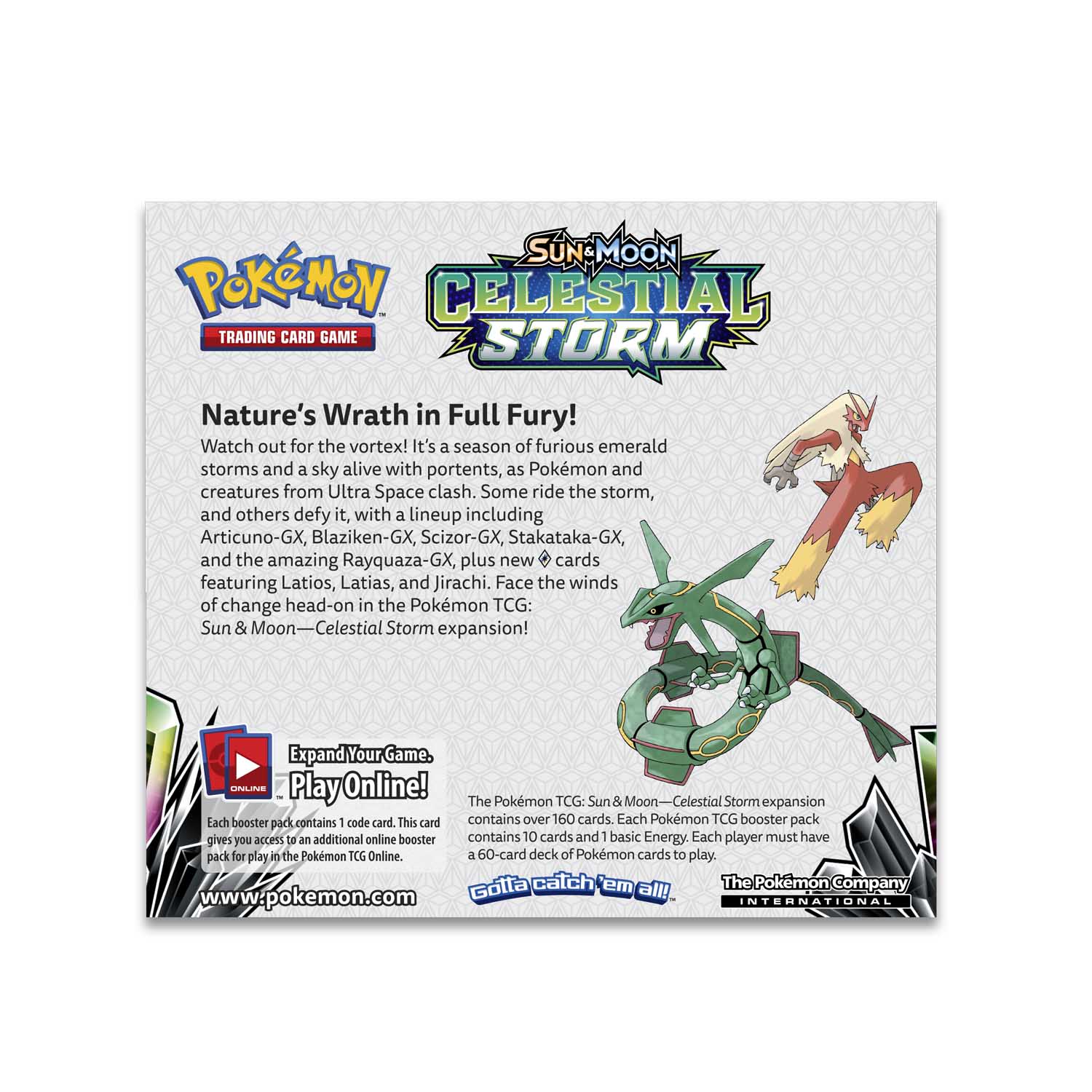 TCG: & Moon-Celestial Storm Booster Box (36 Booster Packs) | Pokémon Center Official Site