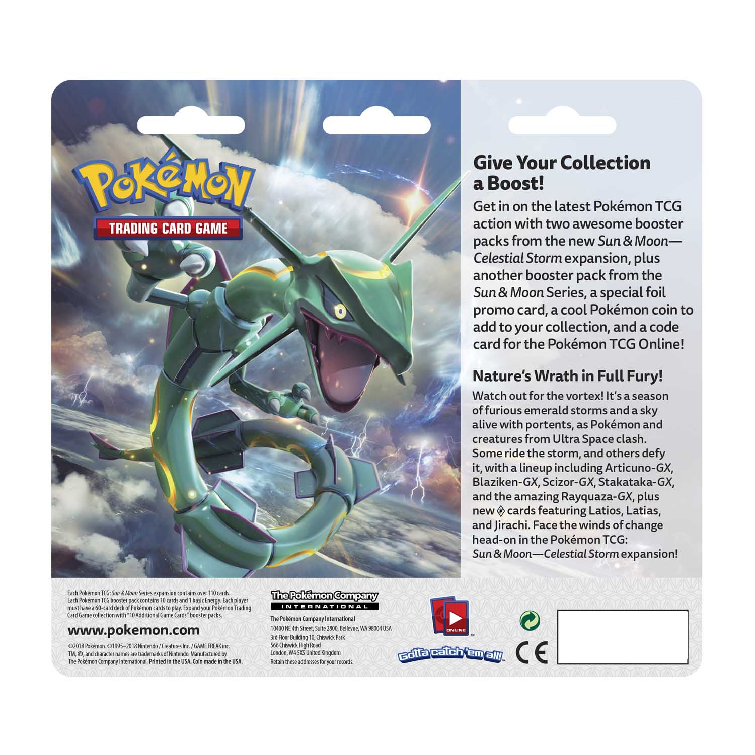 Pokemon Celestial Storm 2 Blister Packs Tapu Lele Tapu Koko Promo Sun & Moon 