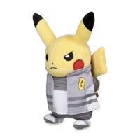Pokemon Boss Costume Collection Team Plasma Ghetsis Pikachu 8-Inch Plush