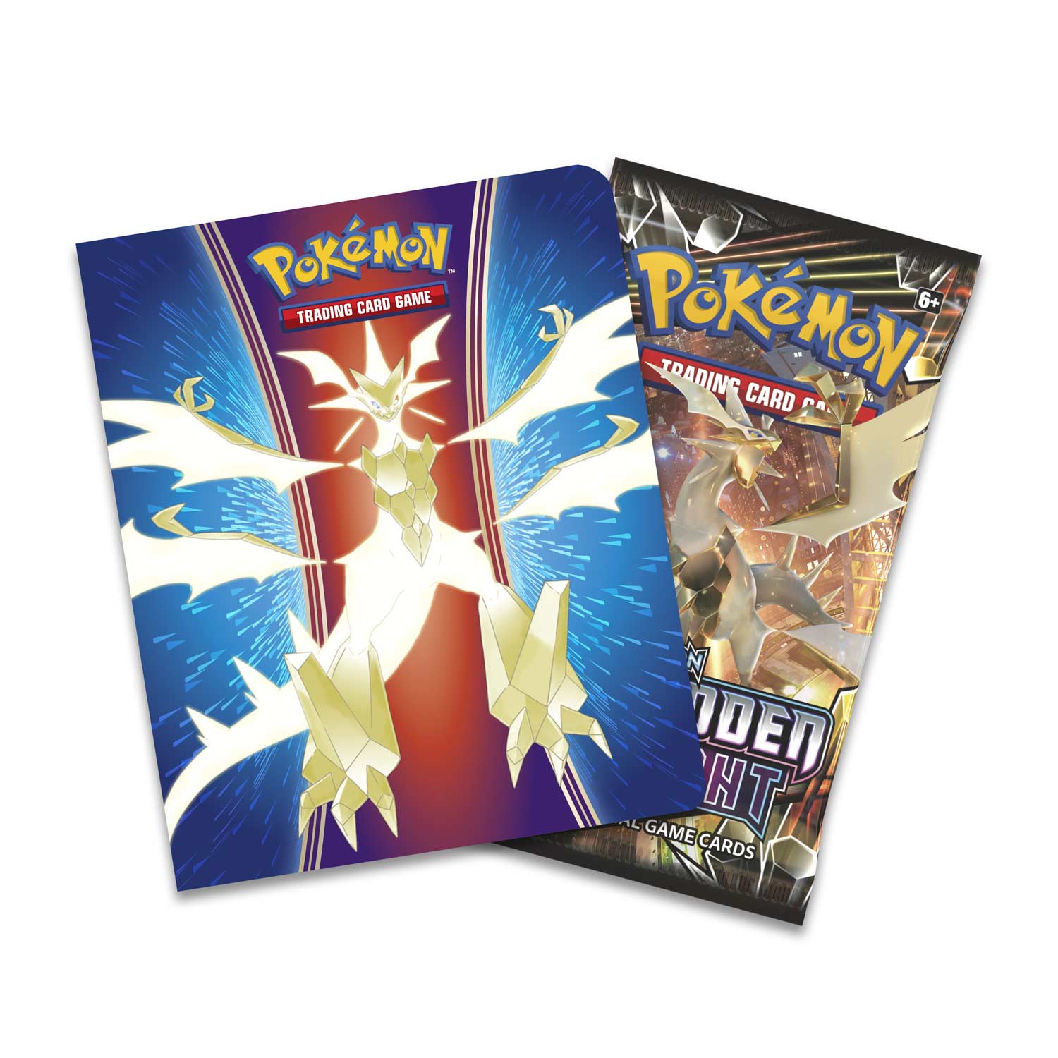 Pokemon TCG Mini Portfolio With Sun & Moon Forbidden Light Booster Pack for sale online 