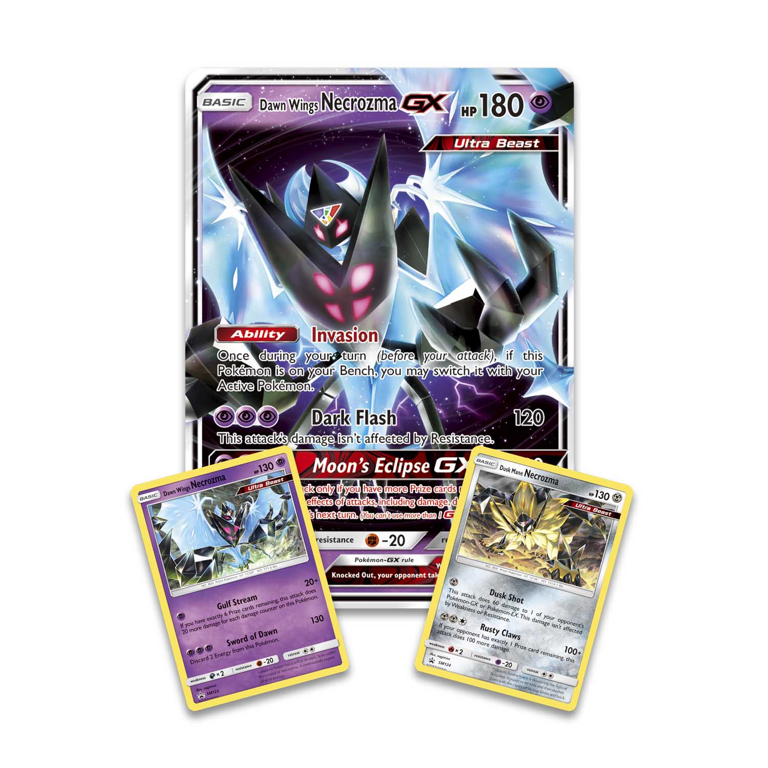 Dawn Wings Necrozma GX SM101 Unused Pokemon Online Booster Codes Emailed