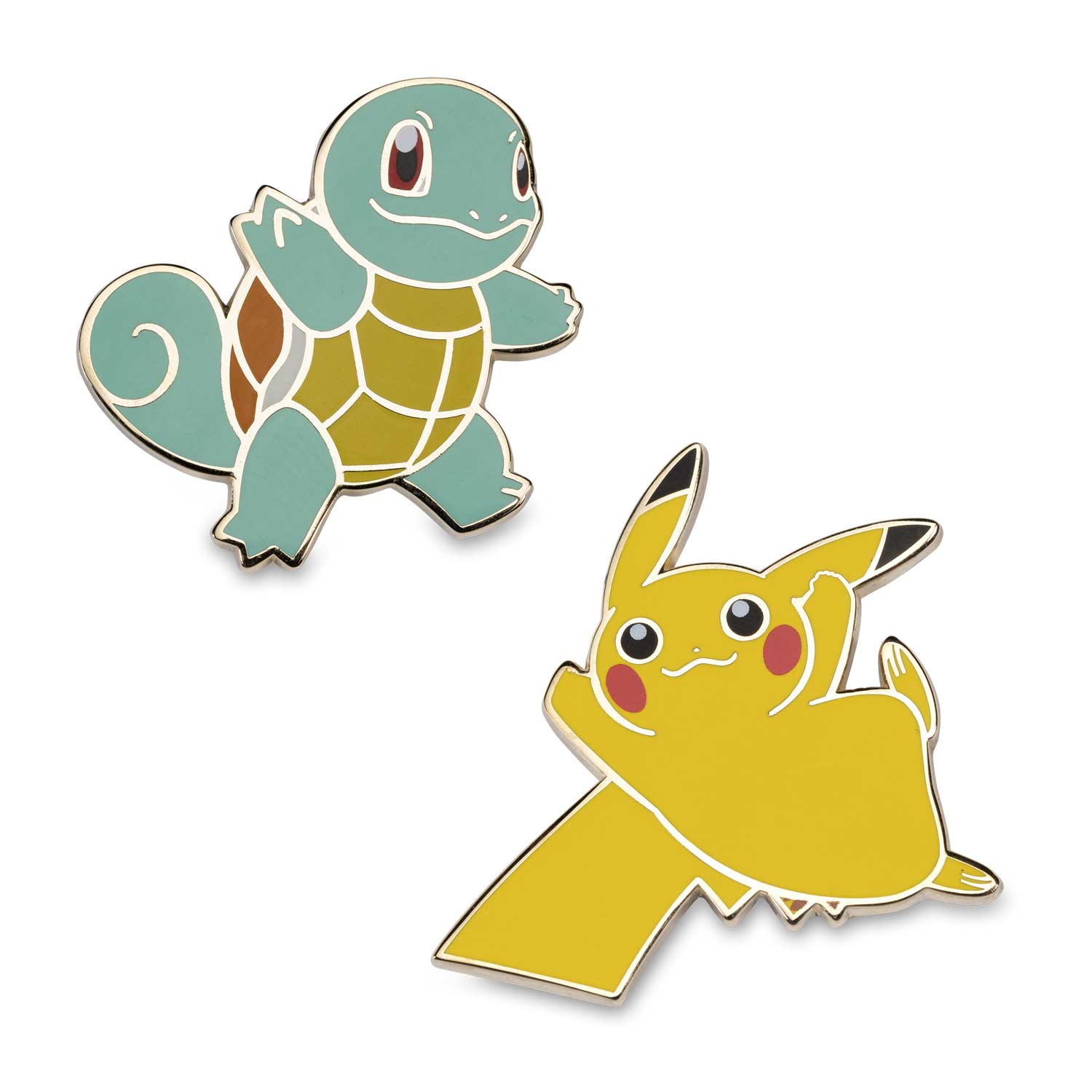 Squirtle And Pikachu Pokémon Pins 2 Pack Pokémon Center Official Site 