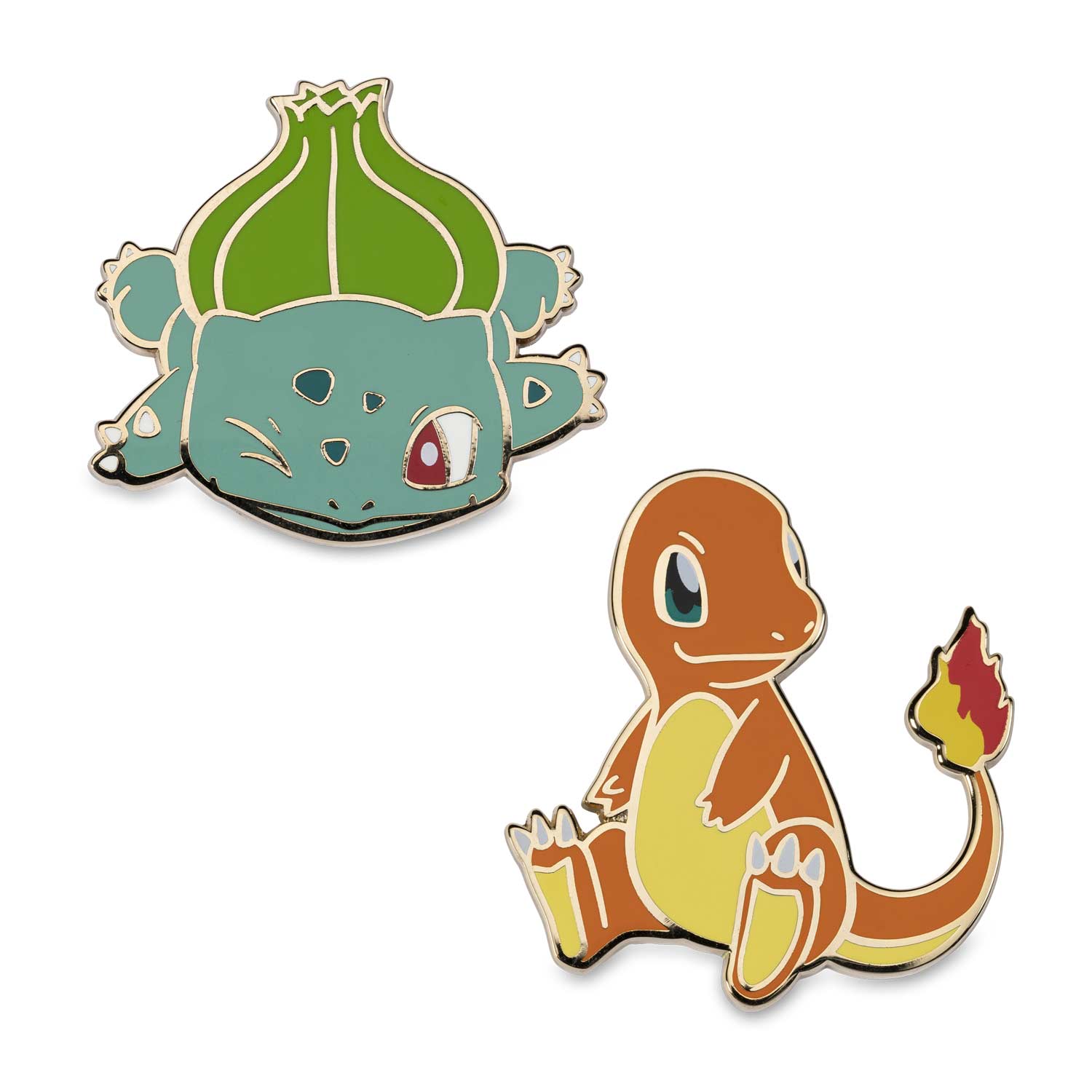 Bulbasaur & Charmander Pokémon Pins (2Pack) Pokémon Center Official Site