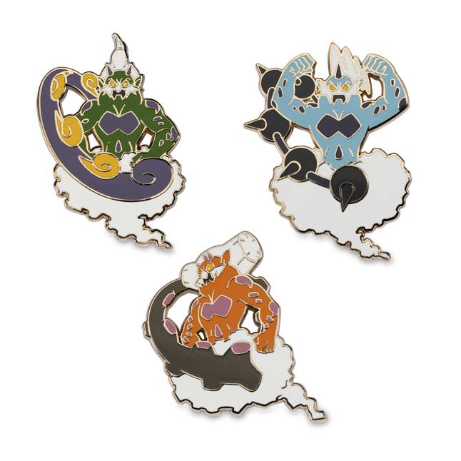 Tornadus Thundurus Landorus Pokemon Pins 3 Pack Pokemon Center Official Site