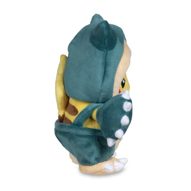 pikachu in snorlax costume plush