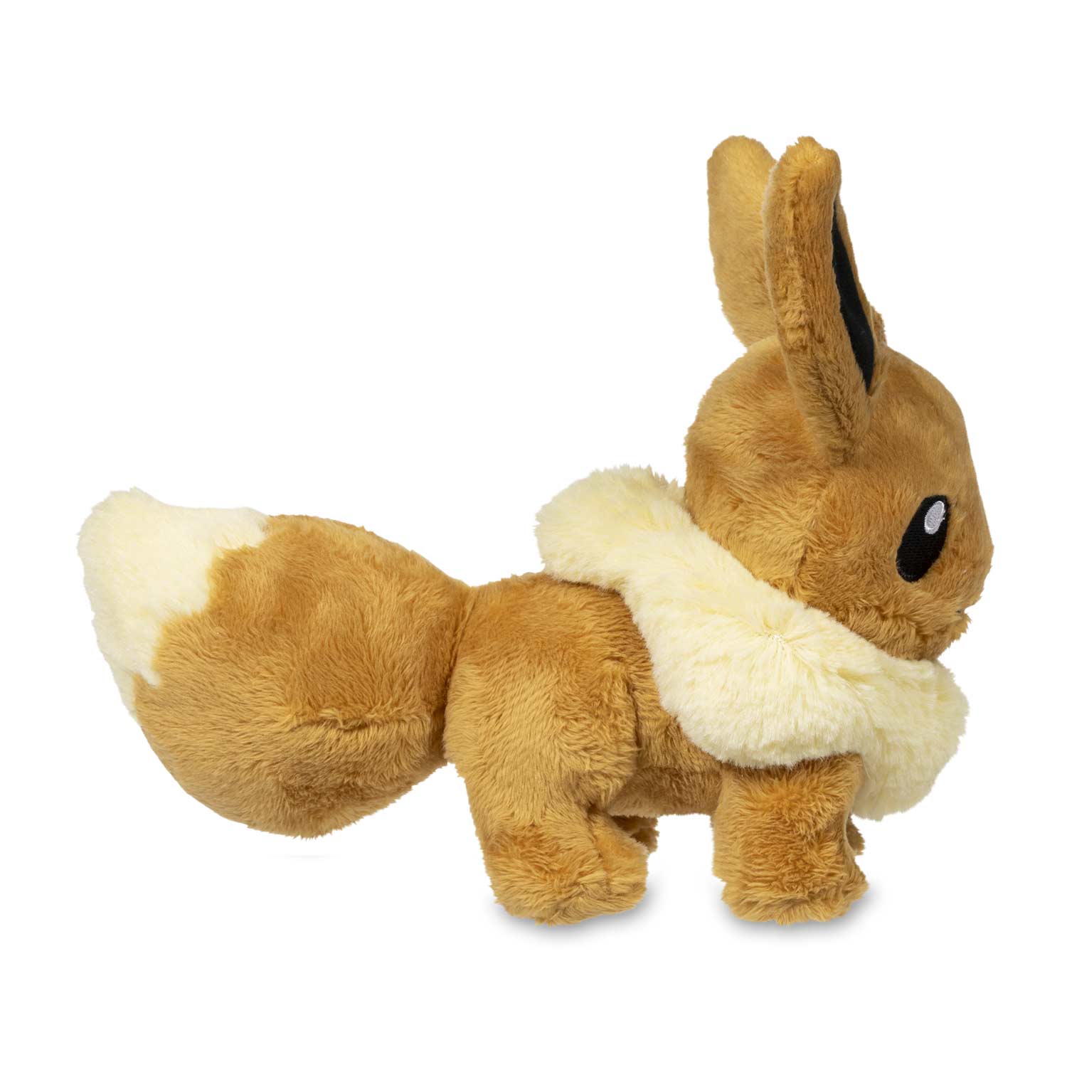 New with tags! 2018 Pokémon Center Sitting Fluffy Eevee Standard 8" Poké Plush 