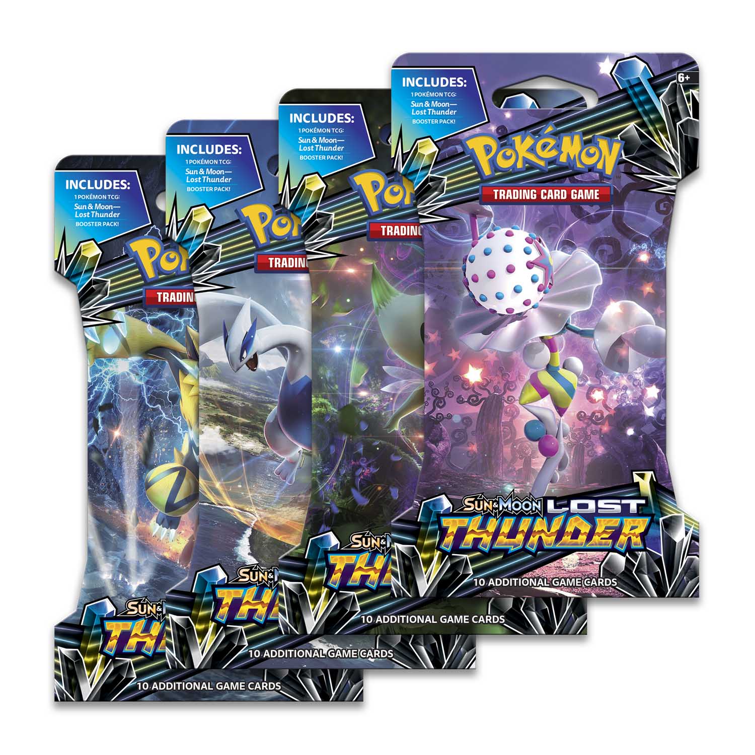 Booster Pack 10 Cards Pokemon Cards - New Sealed Sun & Moon Lost Thunder 
