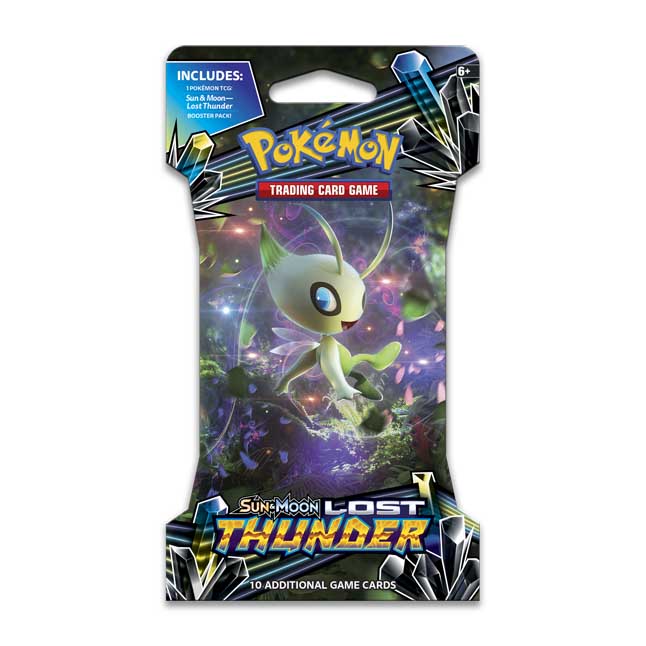 Pokémon TCG Sun & MoonLost Thunder Sleeved Booster Pack (10 Cards