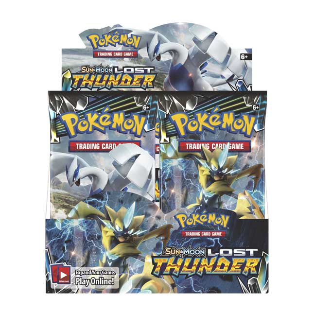 Pokémon TCG Sun & MoonLost Thunder Booster Display Box (36 Packs) Pokémon Center Official Site