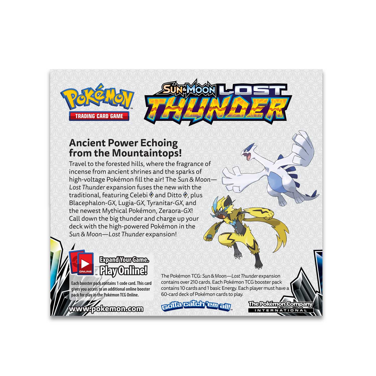 Pack of 36 324 Cards POKEMON Sun & Moon Lost Thunder Booster Box Trading Card Pack of 36 324 Cards POKEMON Sun & Moon Lost Thunder Booster Box Trading Card