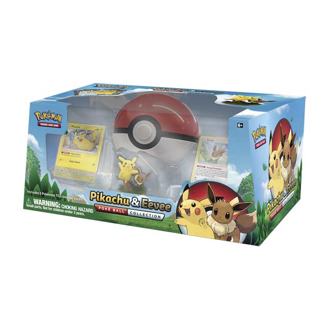 pokémon pikachu & eevee poké ball collection