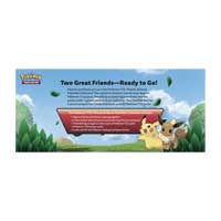 NO BOX Pokemon Pikachu & Eevee Figure Plus Poke Ball Card Holder NEW! 
