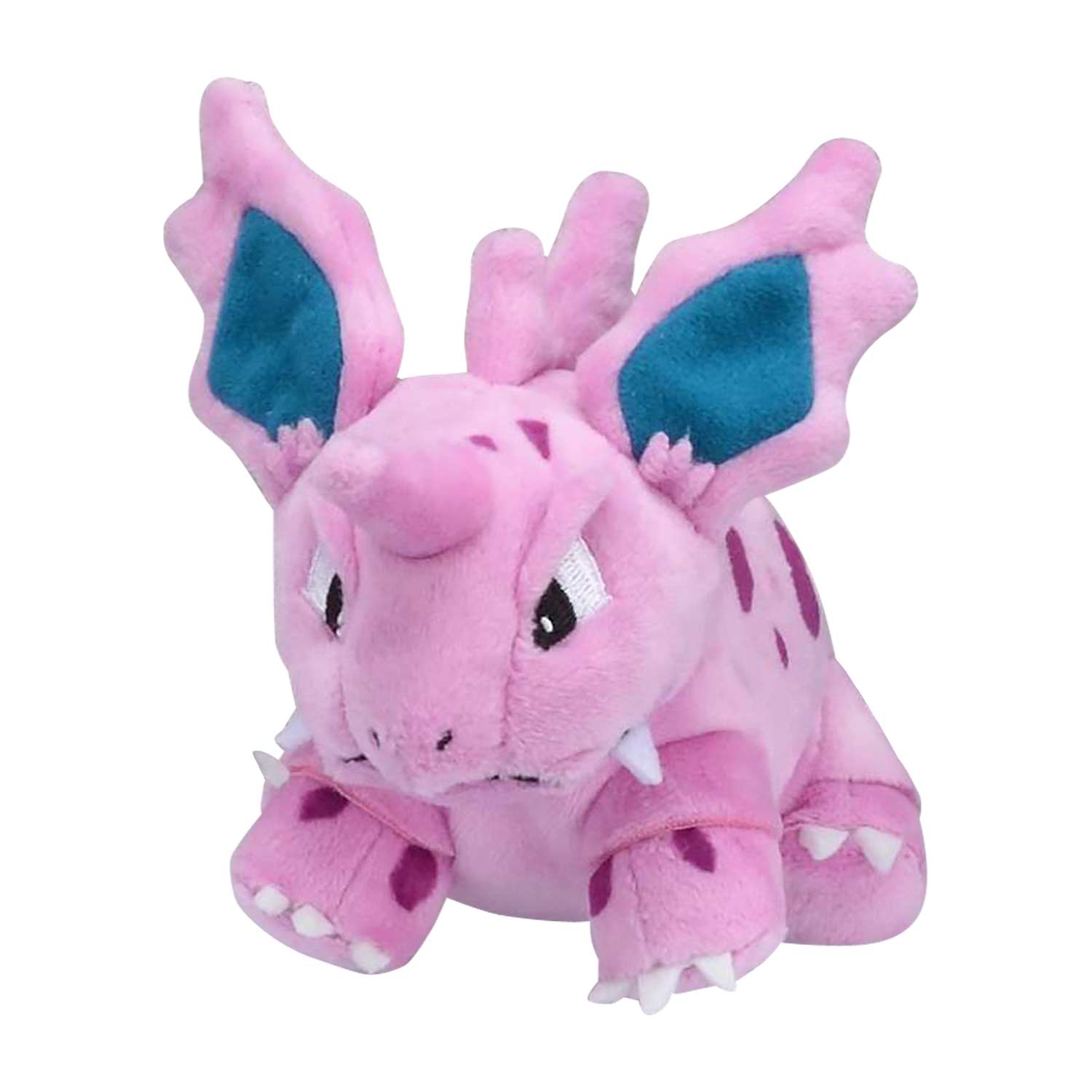 Peluche Pokémon Nidorino Sitting Cuties - 5,75 Pouces (environ 14,5 Cm) - Poids Microperles - Pokémon Center Original