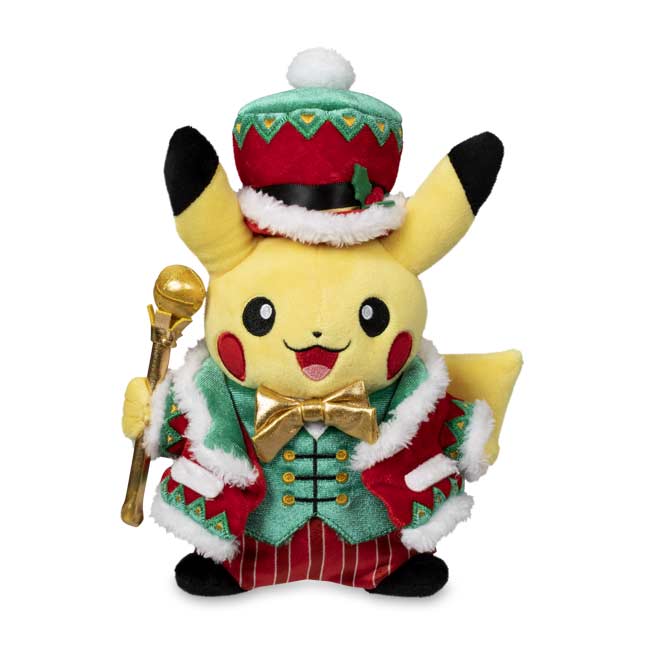 pikachu holiday plush