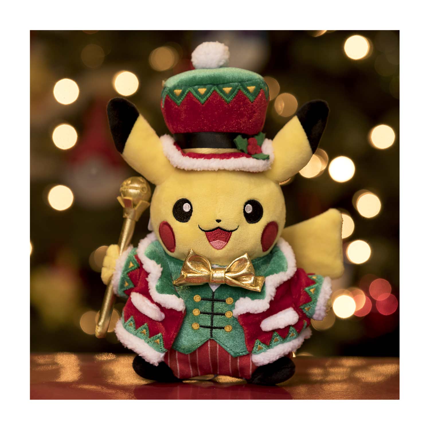 New Original Pikachu Pokémon Holiday Extravaganza Poké Plush 9 1/2 In. 