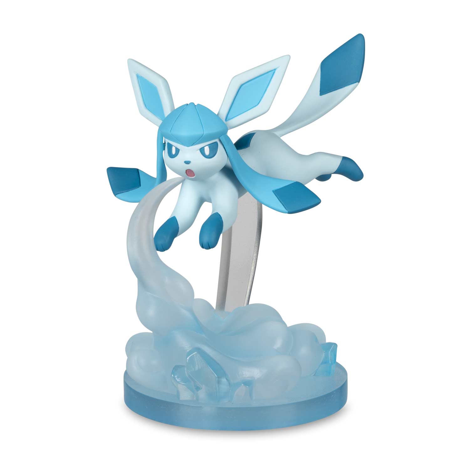 Official Pokémon Gallery Figure with Glaceon showing off a powerful Icy Win...