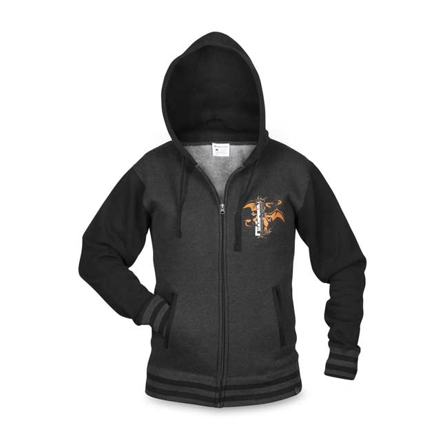Charizard Fury Fleece Varsity Hoodie - Adult | Pokémon Center 