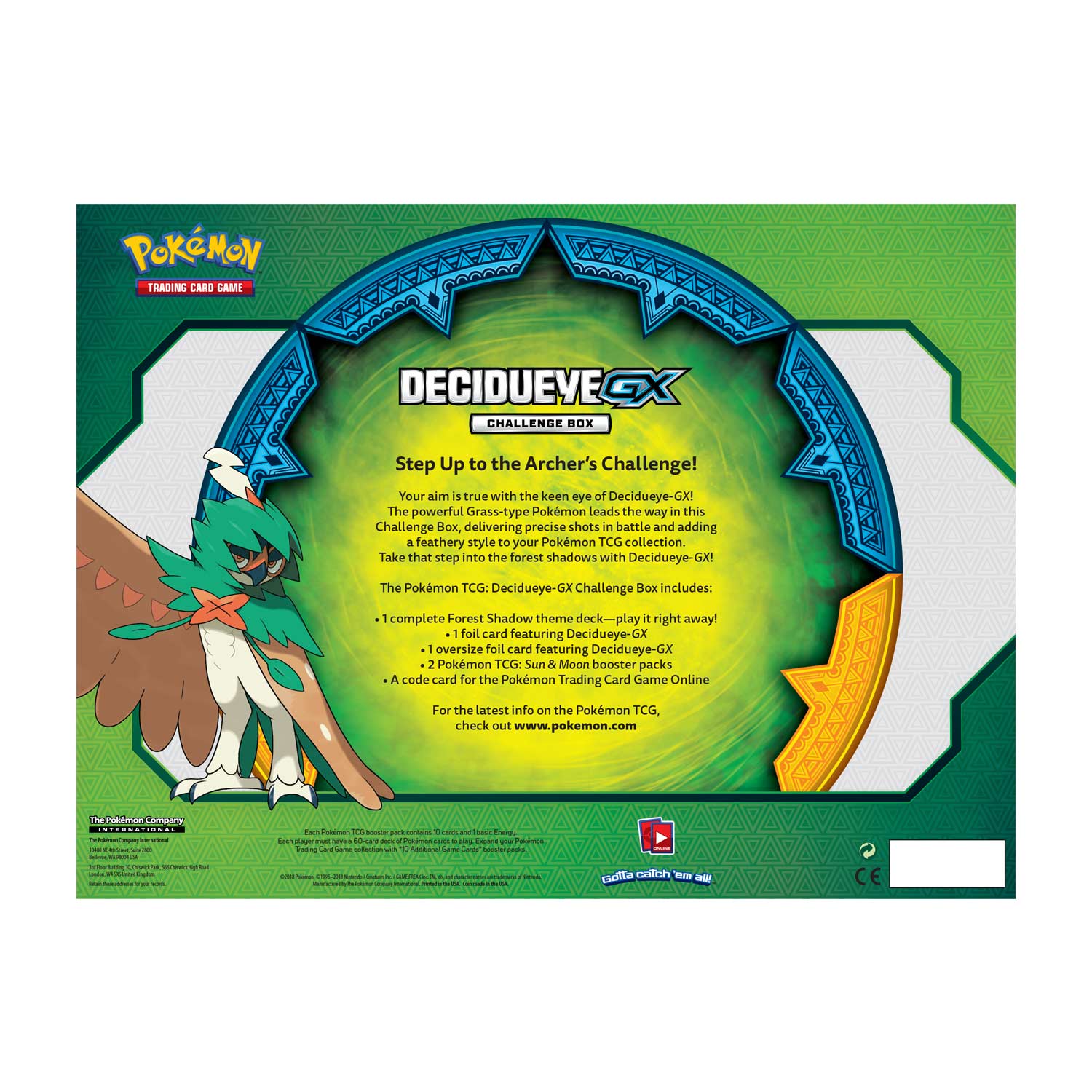 Pokemon Tcg Decidueye Gx Challenge Box Pokemon Center Official Site Pokemon Tcg Decidueye Gx Challenge Box Pokemon Center Official Site