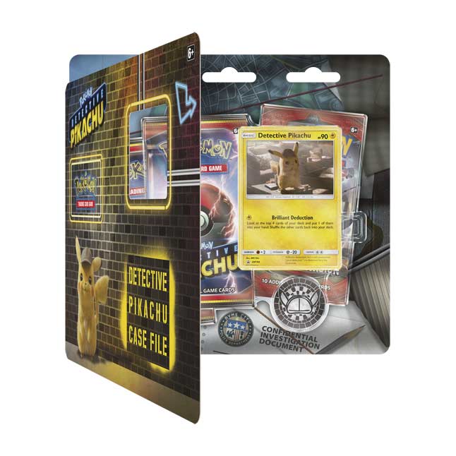 detective pikachu on the case figure collection box