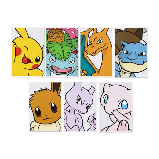 Pokémon Friends Posters (7-Pack) | Pokémon Center Official Site