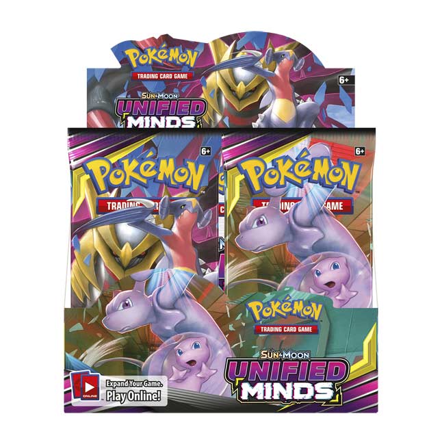 Pokemon Sun&moon 3 Card Booster Pack Lot Unified Minds 10 Packs 30 Cards Total for sale online 