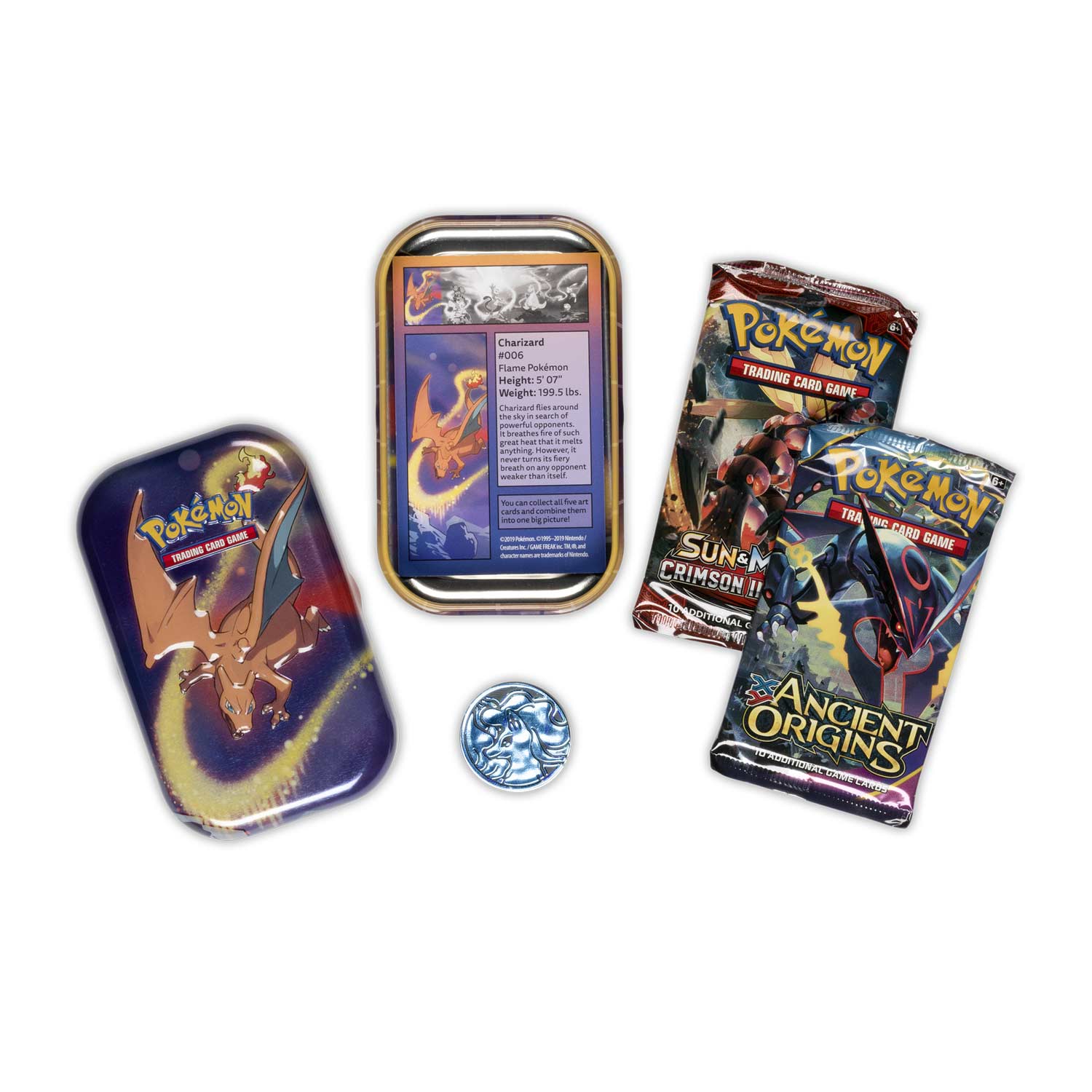 - SEALED Pokemon TCG Kanto Power Mini Tin 2 Booster Packs+Promo New-Charizard 