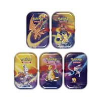 Pokemon Kanto Power Mini Tins Set of 5 Tins Charizard TCG 10 Booster+5 Coins 