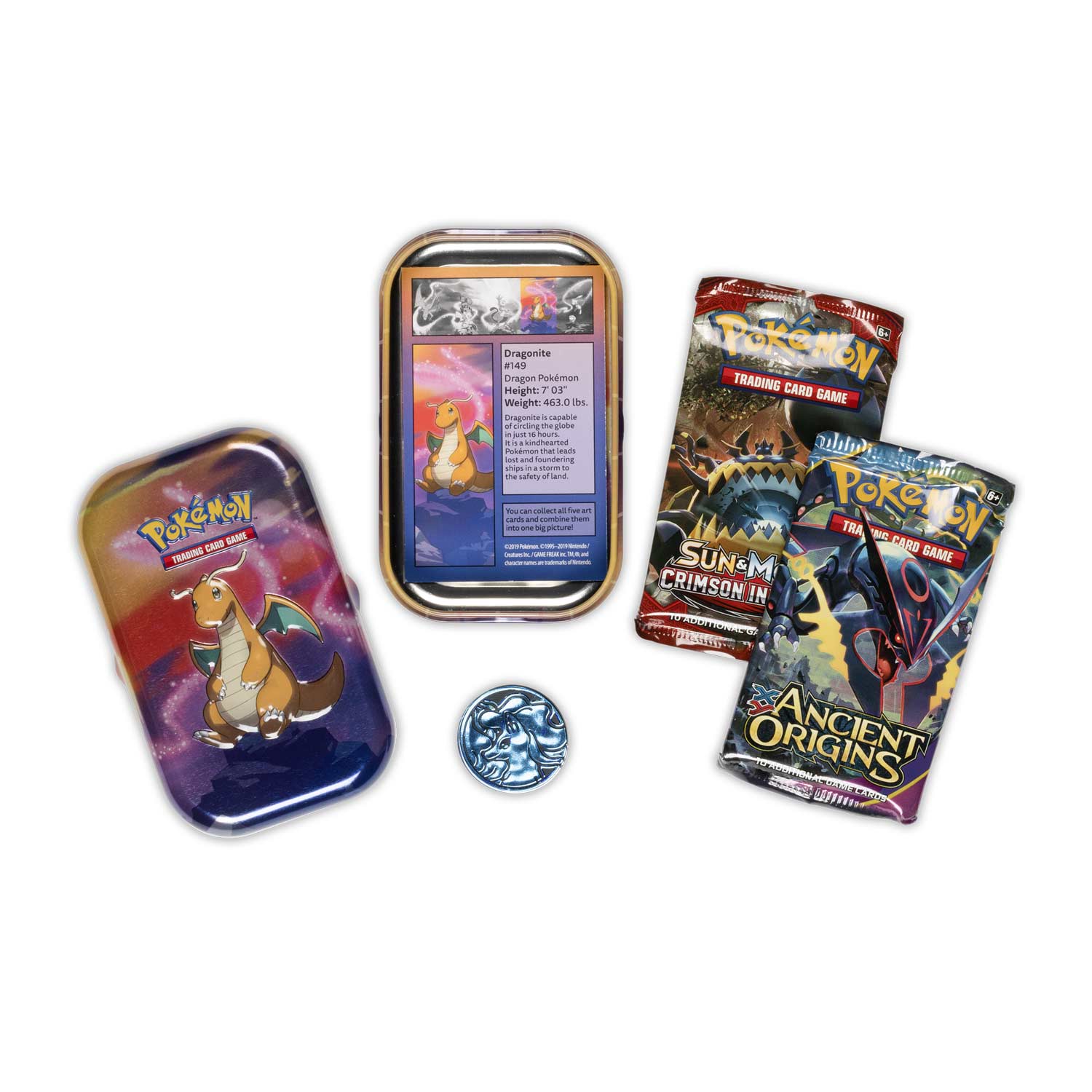 Pokemon TCG KANTO Power Dragonite Mini Tin Set for sale online 