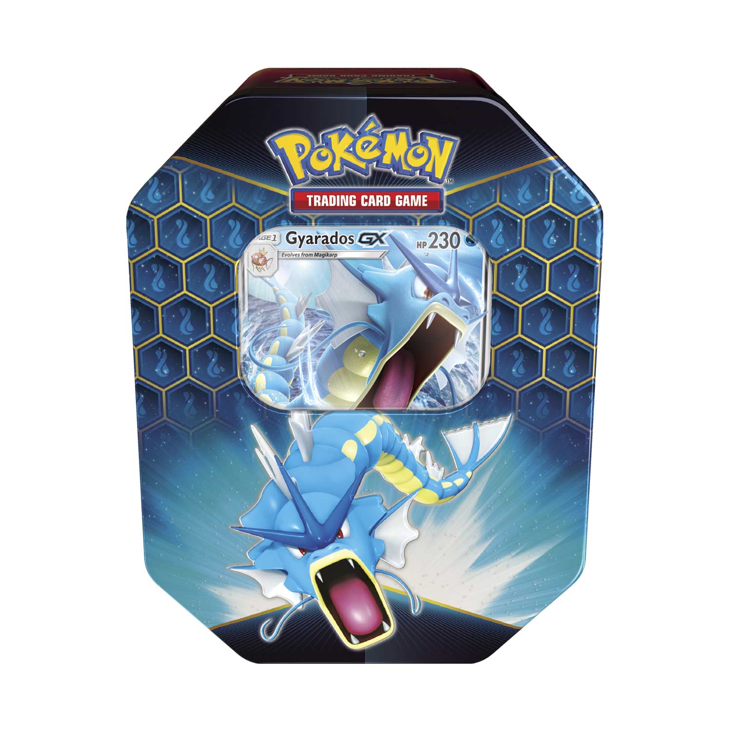 Pokemon Tcg Hidden Fates Tin Gyarados Gx Pokemon Center Official Site