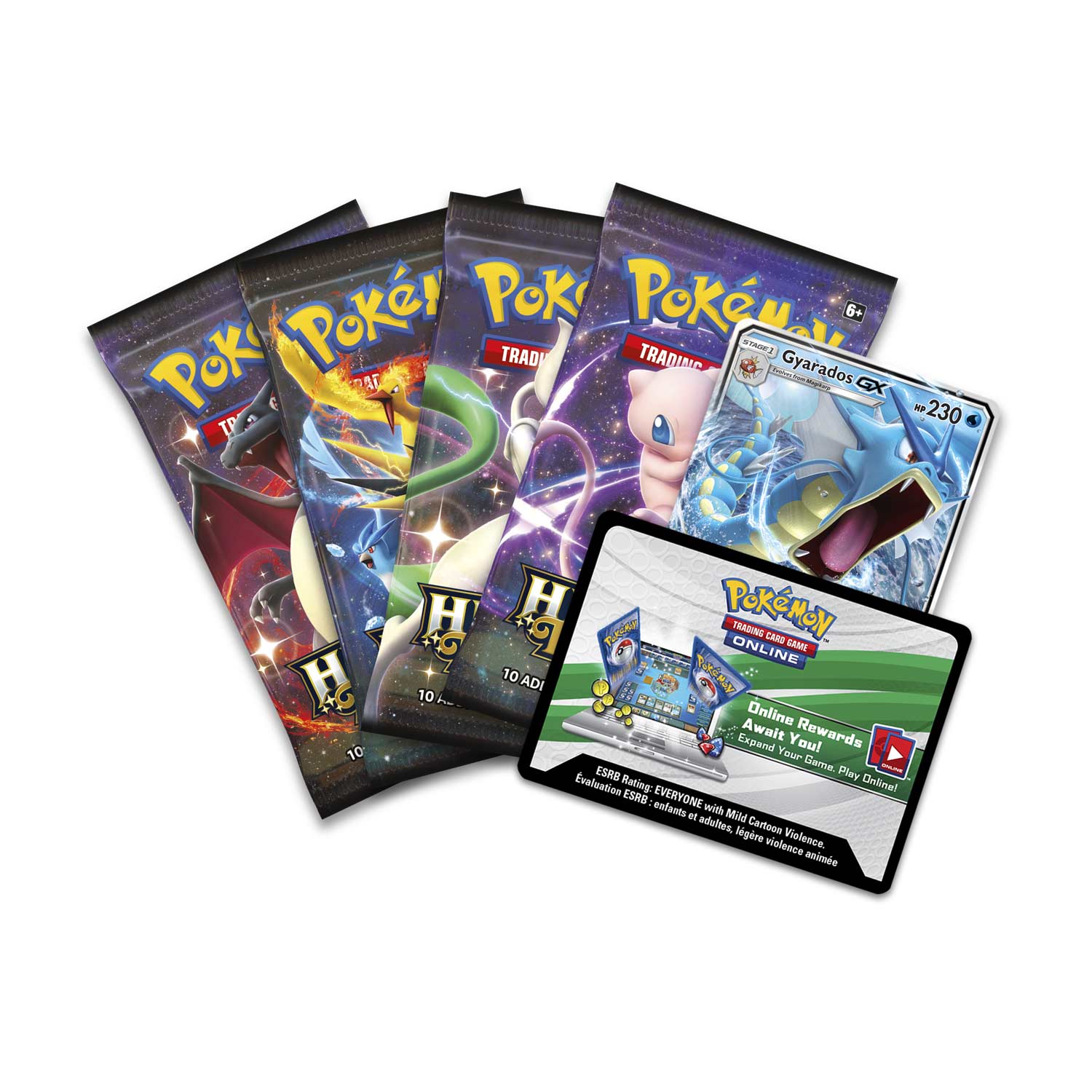 NO HIDDEN FATES BOOSTER PACKS! POKEMON TCG HIDDEN FATES GYARADOS-GX TIN 