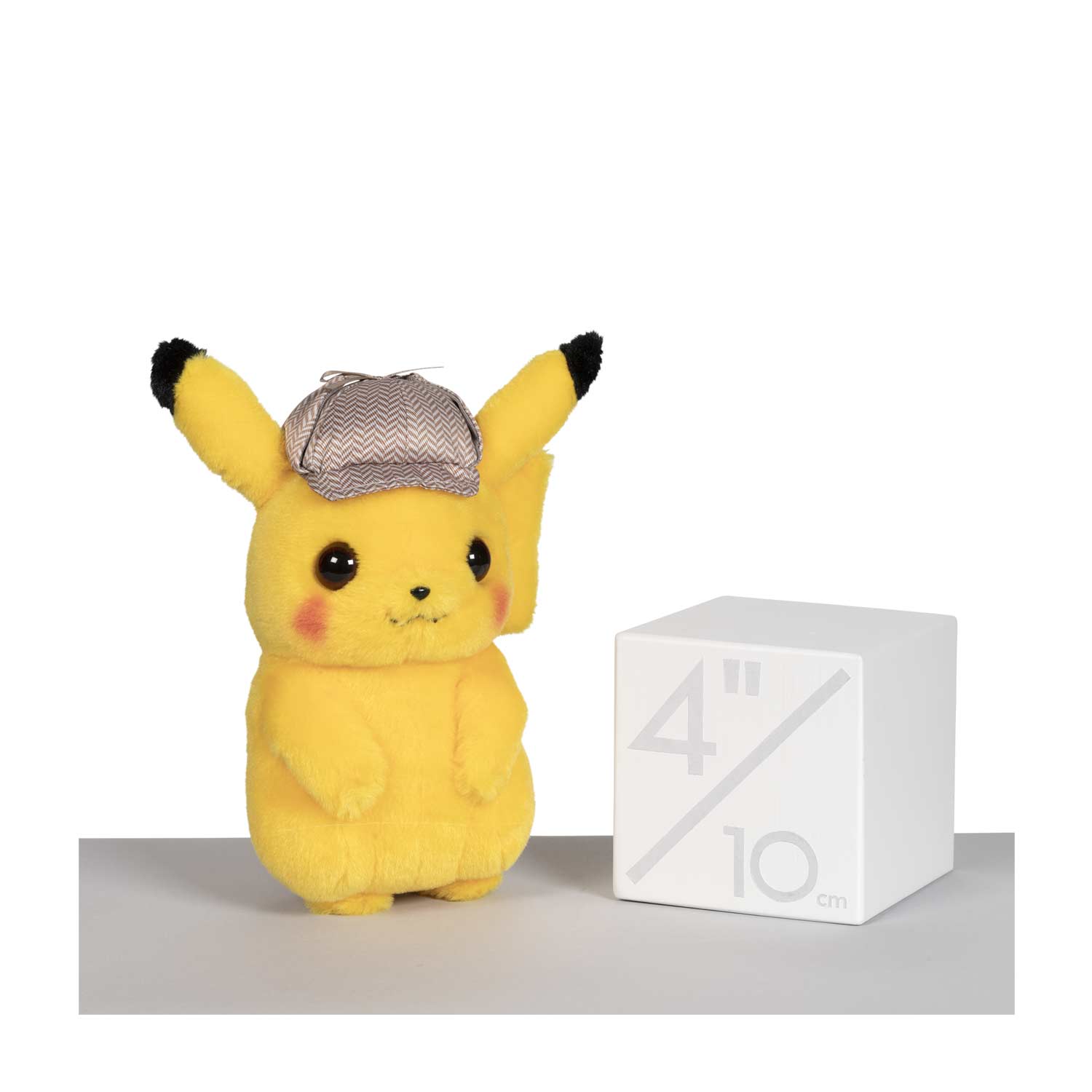 Details about    8" Detective Pikachu Pokemon Plush With Pin Set