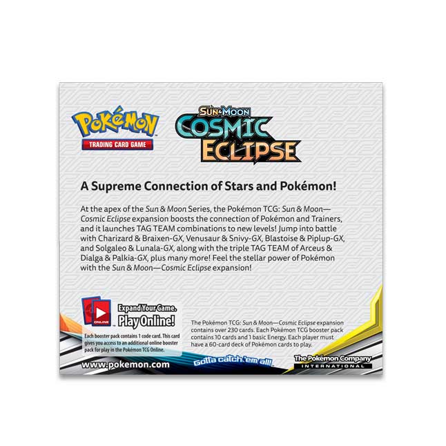 Pokémon TCG Sun & Moon—Cosmic Eclipse Booster Display Box (36 Packs