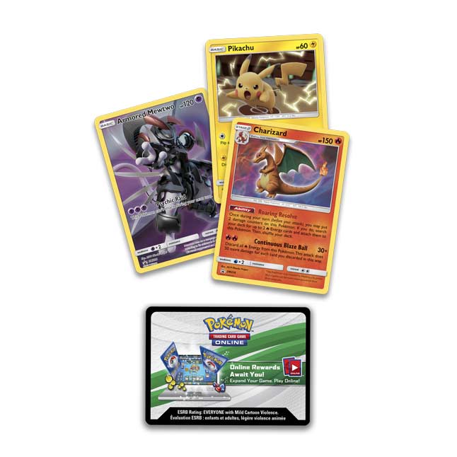 Pokemon TCG Fall 2019 Collectors Chest Tin Lunchbox Armored Mewtwo & for sale online 