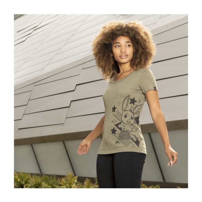 fitted scoop neck tee womens