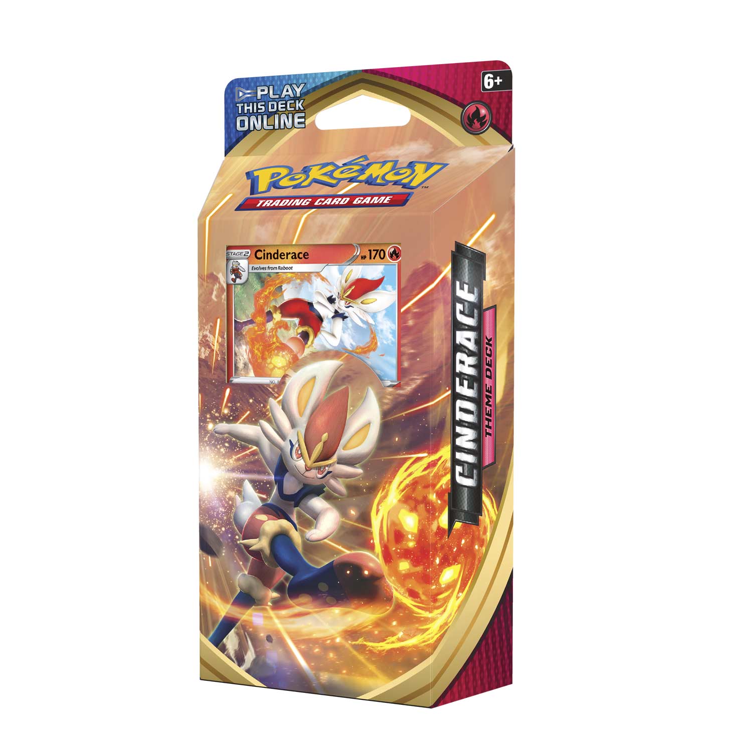 Pokémon TCG: Sword & Shield Cinderace Theme Deck | Pokémon Center Official  Site