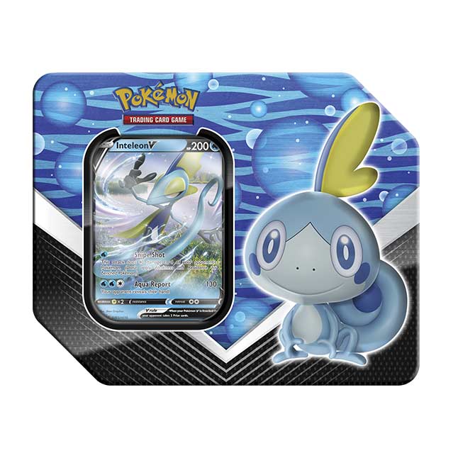 Galar Partner Tins Pokemon Cards Sealed English1 x V Holo 4 Sealed Boosters 