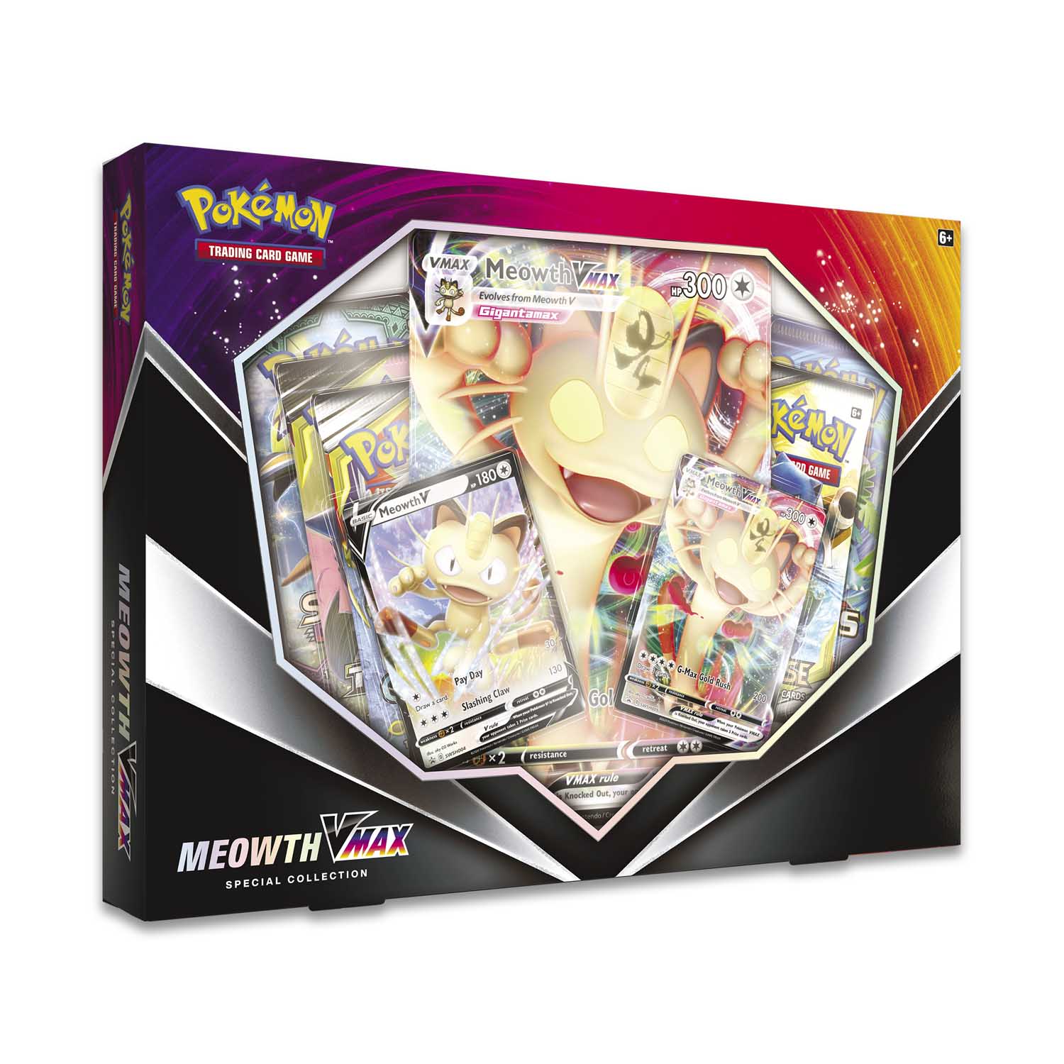 Pokémon TCG: Meowth VMAX Special Collection | Pokémon Center Official Site