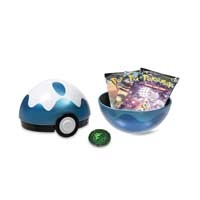 Pokemon TCG Dive Poke Ball Tin 3 Booster Pack with 1 Coin 