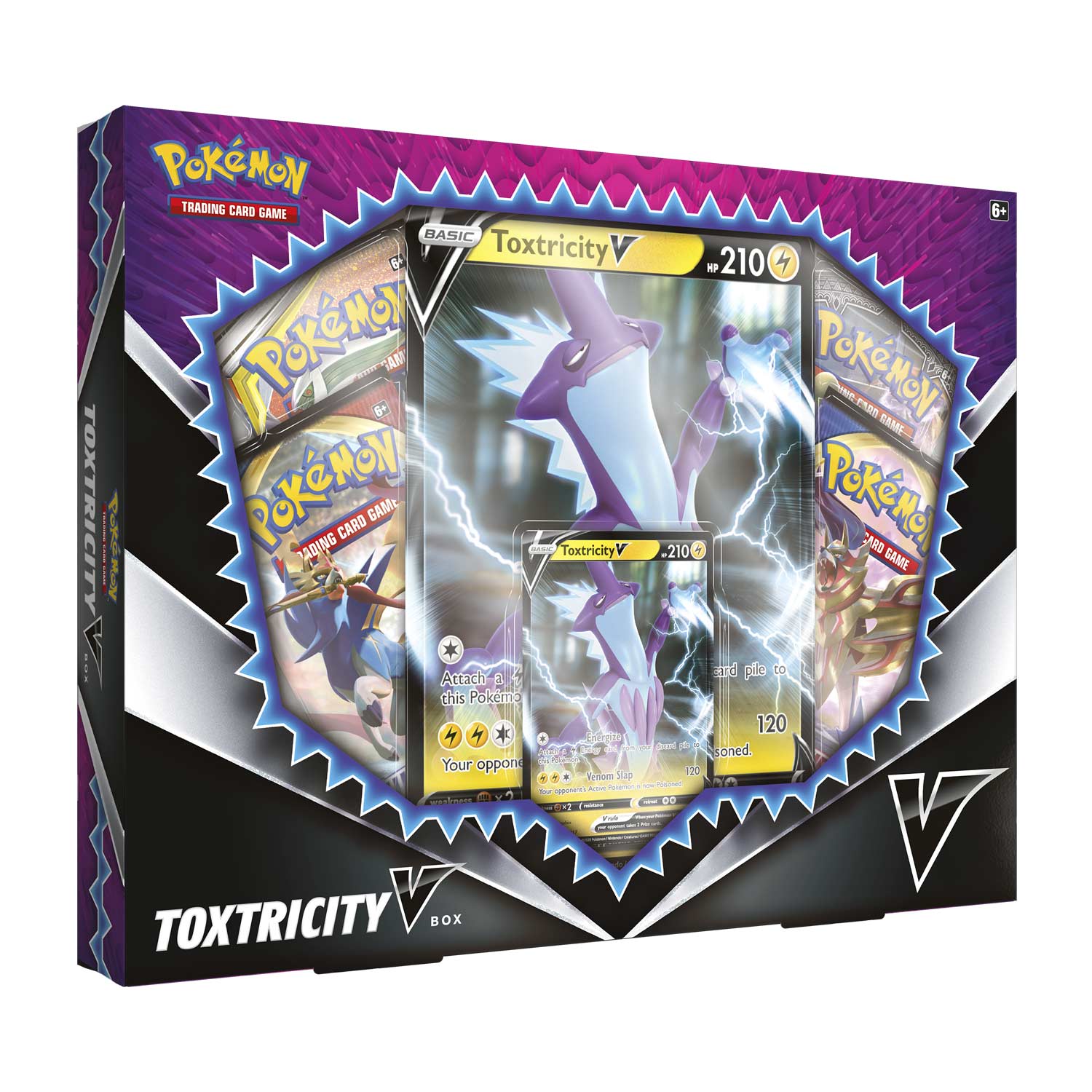 Pokemon Toxtricity V Box Collection New & Sealed Inc Booster Packs & Promo Cards 