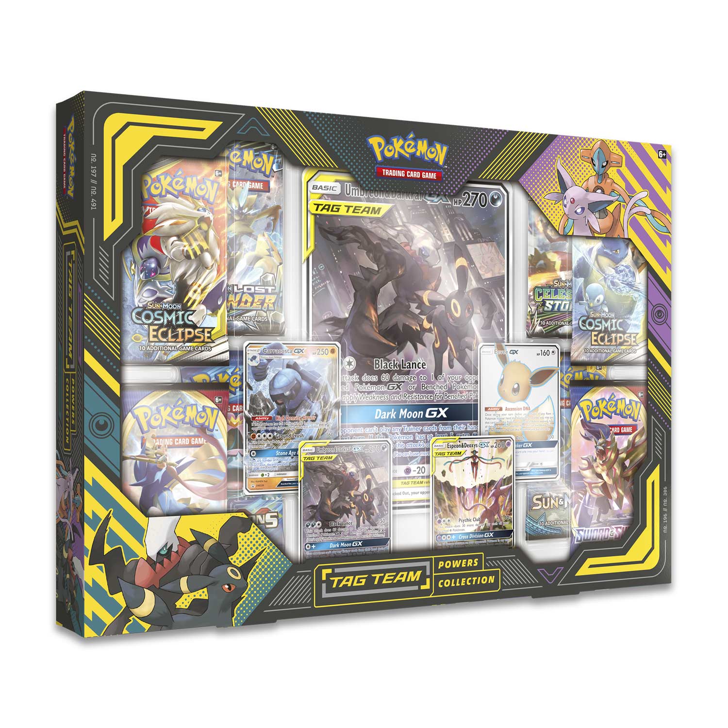 Pokemon TAG TEAM Powers Box Collection Umbreon & Darkrai-GX Promo CardSealed 