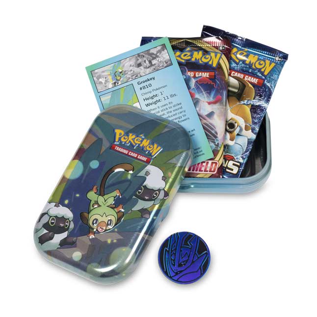Grookey Art Work Pokemon Card Game Galar Pals Mini Tin
