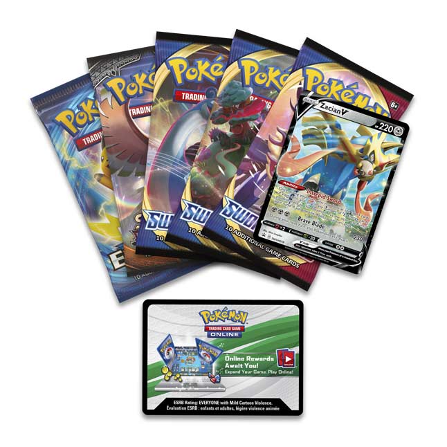Pokémon TCG: Legends of Galar Tin (Zacian V) | Pokémon Center Official Site