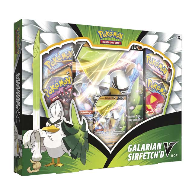 Pokémon POK80737 TCG Multicolor Galarian Sirfetch'd V Box 